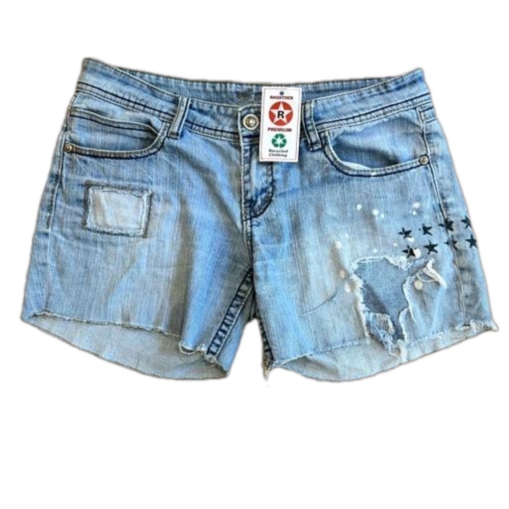 Apollo Jeans Distressed Shorts Size 9 Women NWT